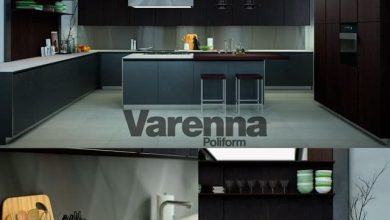 مدل سه بعدی کابینت مدرن Pro 3DSky - Varenna Poliform Twelve Kitchen