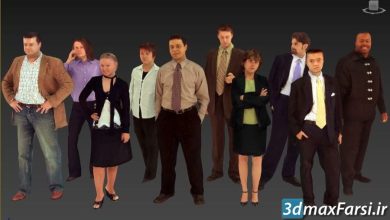 دانلود آبجکت انسان (بیزینس) Got3d - People Models Business1