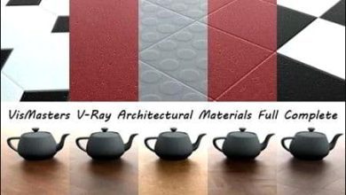 پکیج متریال معماری VizMasters V-Ray Architectural Materials Vols 1 & 2