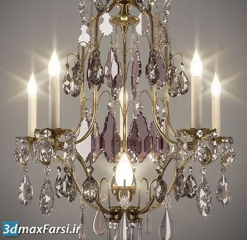3d crystal chandelier