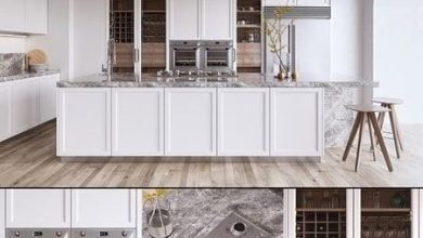 دانلود مدل سه بعدی کابینت کلاسیک Pro 3DSky - Kitchen ORIGINE Aeterna