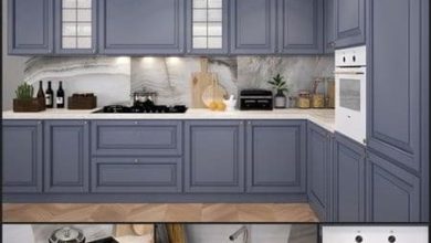 آبجکت آشپزخانه سبک اسکاندیناوی Pro 3DSky - Kitchen Scavolini Baltimora