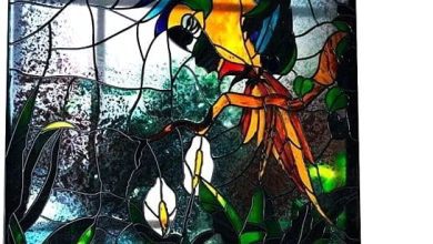دانلود آبجکت سه بعدی پنجره کلاسیک رنگی Pro 3DSky - Stained BIRDS