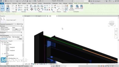 صفر تا صد آموزش رویت استراکچر Revit Structure column support