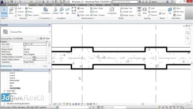 آموزش مدلسازی ستون و پایه رویت استراکچر Revit Structure piers pilasters