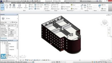 آموزش تنظیم ویو سازه رویت استراکچر Revit Structure structural views