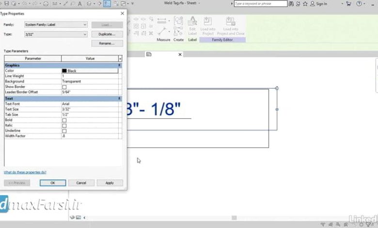 صفر تا صد آموزش رویت استراکچر Revit Structure welds symbols