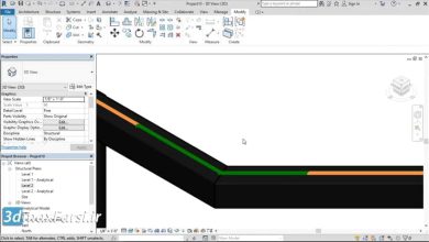 صفر تا صد آموزش رویت استراکچر Revit Structure Configuring beam joins