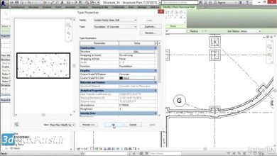 آموزش طراحی آسانسور رویت استراکچر Revit Structure elevator shaft