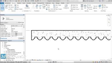 آموزش کاربردی رویت استراکچر Revit Structure custom decking