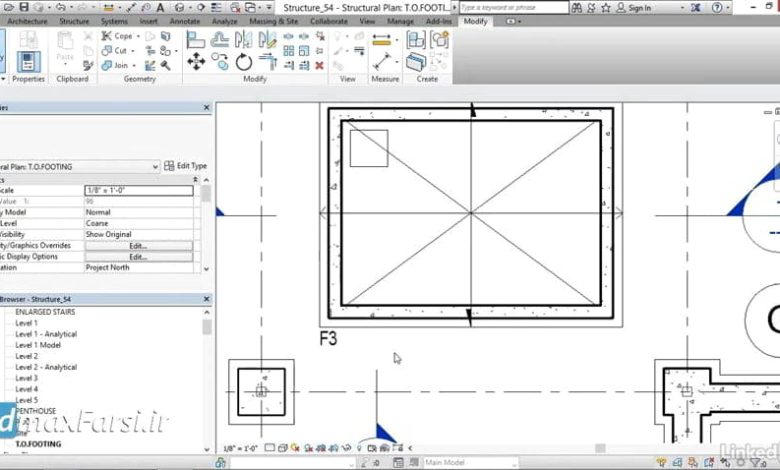دانلود آموزش سریع رویت Revit Structure pier tag