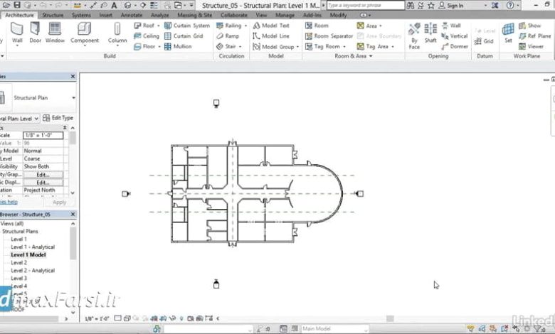 آموزش ساخت ویو تمپلیت (رویت استراکچر) Revit Structure Creating view templates