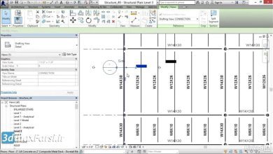 آموزش وارد کردن نقشه اتوکد به رویت استراکچر Revit Structure Inserting AutoCAD