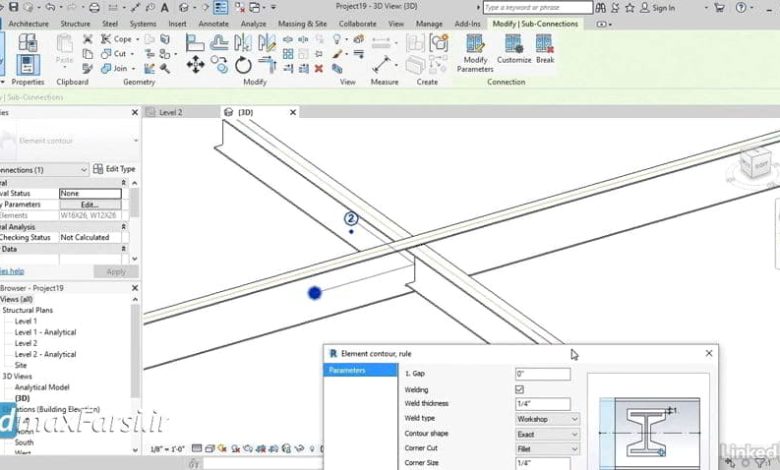revit structure parametric cuts
