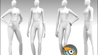 دانلود آبجکت مانکن TUROBSQUID 3D MANNEQUIN 401
