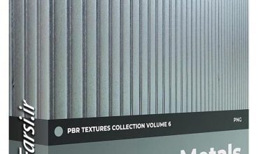 دانلود متریال فلز (تکسچر آلومینیوم) CGAxis Metals PBR Textures Collection Vol 6