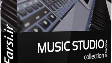 دانلود آبجکت آلات موسیقی CGAxis Models Volume 31 Music Studio