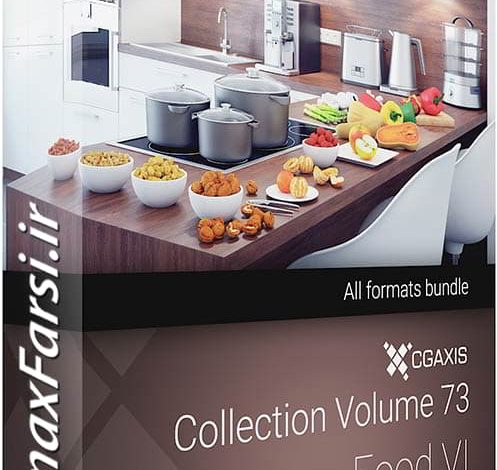 دانلود مدل سه بعدی غذا میوه سبزی CGAxis Models Volume 73 3D Food VI
