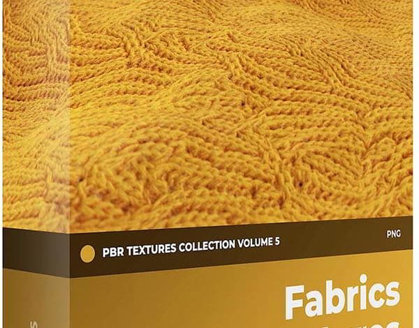 دانلود متریال پارچه بافت دار تری دی مکس + ویری CGAxis – PBR Textures Collection Volume 05 – Fabrics