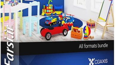 دانلود آبجکت اسباب بازی اتاق کودک Cgaxis Models Volume.040 Toys
