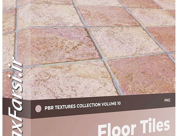 دانلود متریال کاشی سرامیک تری دی مکس ویری CGAxis Floor Tiles PBR Textures