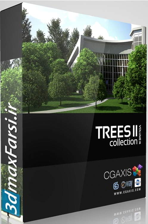 دانلود پکیج درخت سه بعدی CGAxis Models Volume 14 Trees II