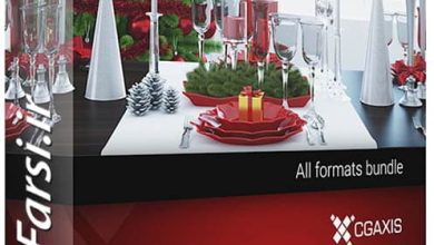 دانلود آبجکت جشن کریسمس CGAxis Models Volume 39 – 3D Christmas