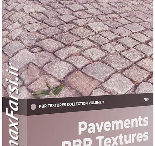 دانلود متریال کف سازی معماری CGAxis Pavements PBR Textures Collection Vol. 7