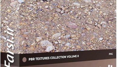 دانلود تکسچر خاک زمین و زمین رسی تری دی مکس CGAxis Soil PBR Textures Collection