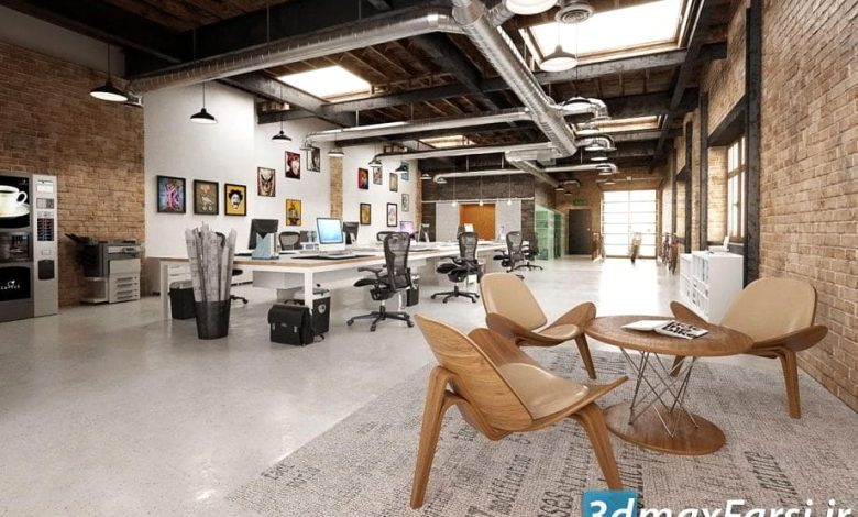 دانلود آرچ اینتریور Archinteriors vol. 33 : صحنه سه بعدی اتاق کار