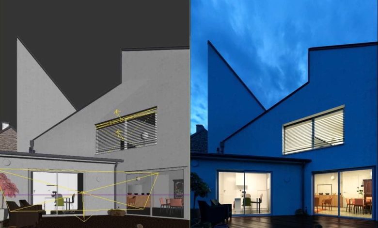 آموزش گام به گام رندر خارجی Skillshare – Step By Step Photo-Realistic Exteriors: 3ds Max + Vray