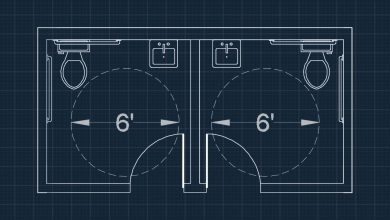 نقشه کشی دو بعدی اتوکد pluralsight Drawing an Accessible Restroom Layout in AutoCAD