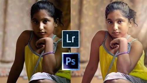 روتوش عکس فتوشاپ لایت روم Learn Professional Portrait Retouching Photoshop & Lightroom