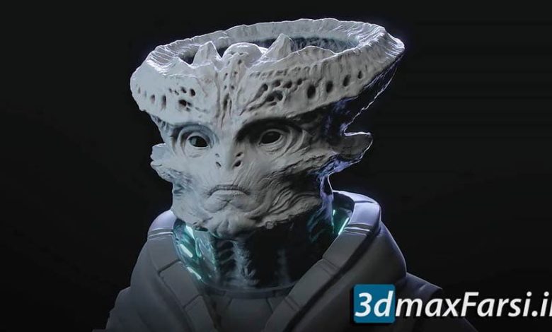 آموزش بلندر FlippedNormals – Sculpting an Alien in Blender 2.8