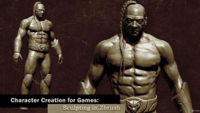 آموزش زیبراش Udemy – Character Creation for Games Vol. 1: Sculpting in Zbrush