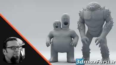 آموزش زیبراش Udemy – Making Creatures using Zspheres in Zbrush