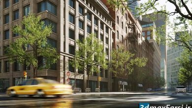 آرچ مدل درخت سه بعدی نما ساختمان Evermotion - Archmodels Vol 207