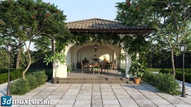 دانلود آرچ مدل درخت سه بعدی ماژول باغ Evermotion - Archmodels Vol 212 sets of  garden