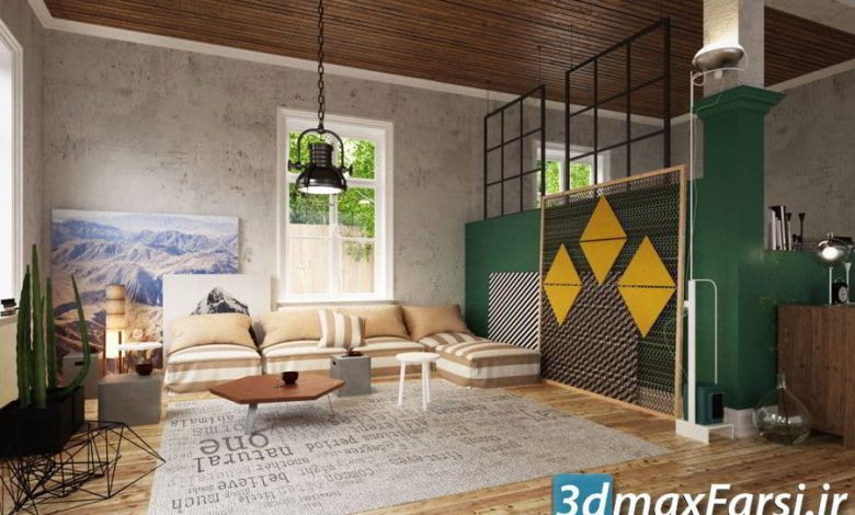 دانلود رایگان مجموعه آرچ مدل 174 : ست مبلمان نشیمن مدرنEvermotion – Archmodels Vol 174 download furniture sets models