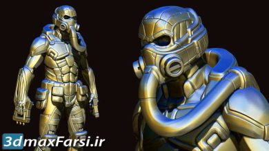 دانلود فیلم آموزش مدل سازی سطوح سخت برای طراحی کاراکتر زیبراش Udemy – Hard Surface Character Creation in Zbrush by Victory3D