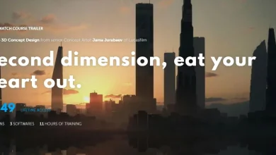 آموزش Learn Squared – Intro to 3D Concept Design with Jama Jurabaev