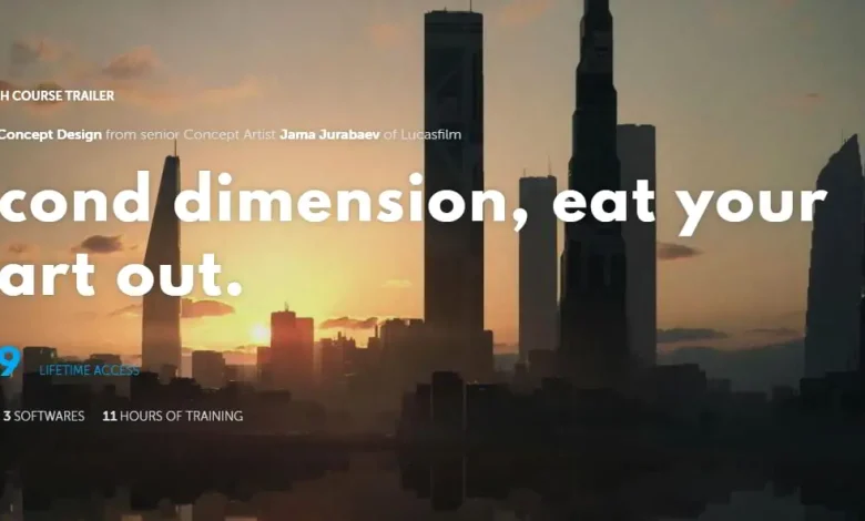 آموزش Learn Squared – Intro to 3D Concept Design with Jama Jurabaev