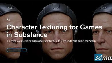 آموزش تکسچرینگ کاراکتر توسط Substance برای بازی سازی حرفه ای CGMaster Academy – Character Texturing for Games in Substance