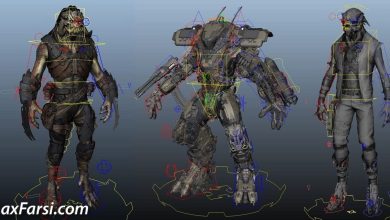 آموزش ریگ کاراکتر مایا بازی CG Master Academy – Rigging for Games Maya