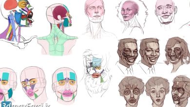 CGMaster Academy – Head Drawing and Construction آموزش طراحی پوستر چهره با فتوشاپ نقاشی چهره با دقت بالا در فتوشاپ
