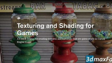 دانلود فیلم آموزش ساخت متریال و تکسچرینگ بازی سازی CGMaster Academy – Texturing and Shading for Games