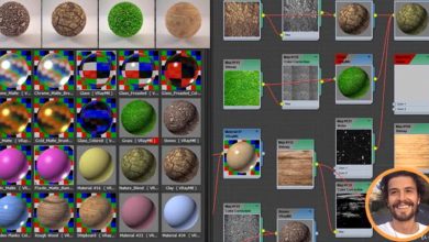 آموزش کامل نحوه ساخت متریال در پلاگین Vray تری دی مکس