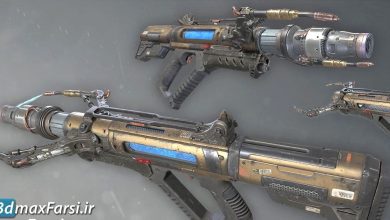 آموزش مدل سازی اسلحه بازی سازی CG Master Academy – Weapons and Props for Games