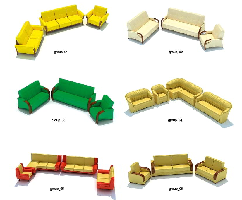 دانلود رایگان آرچ مدل Archmodels vol.29 مدل سه بعدی کاناپه مبل راحتی