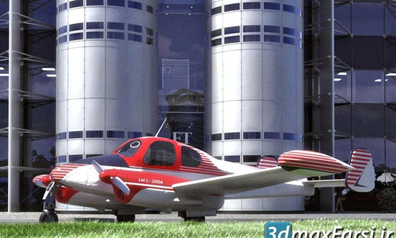 آرچ مدل Archmodels vol.73 : مدل سه بعدی هواپیما ، تجهیزات فرودگاه